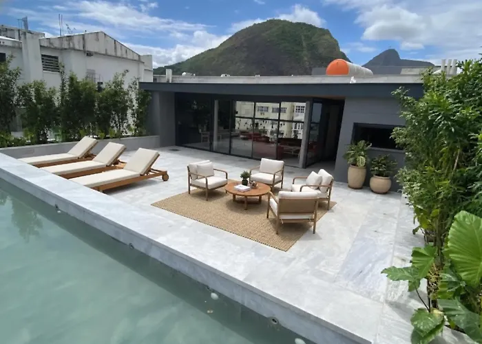 Flat Av. Atlantica Em Frente Ao Mar, Estrutura Total Apartamento Rio de Janeiro